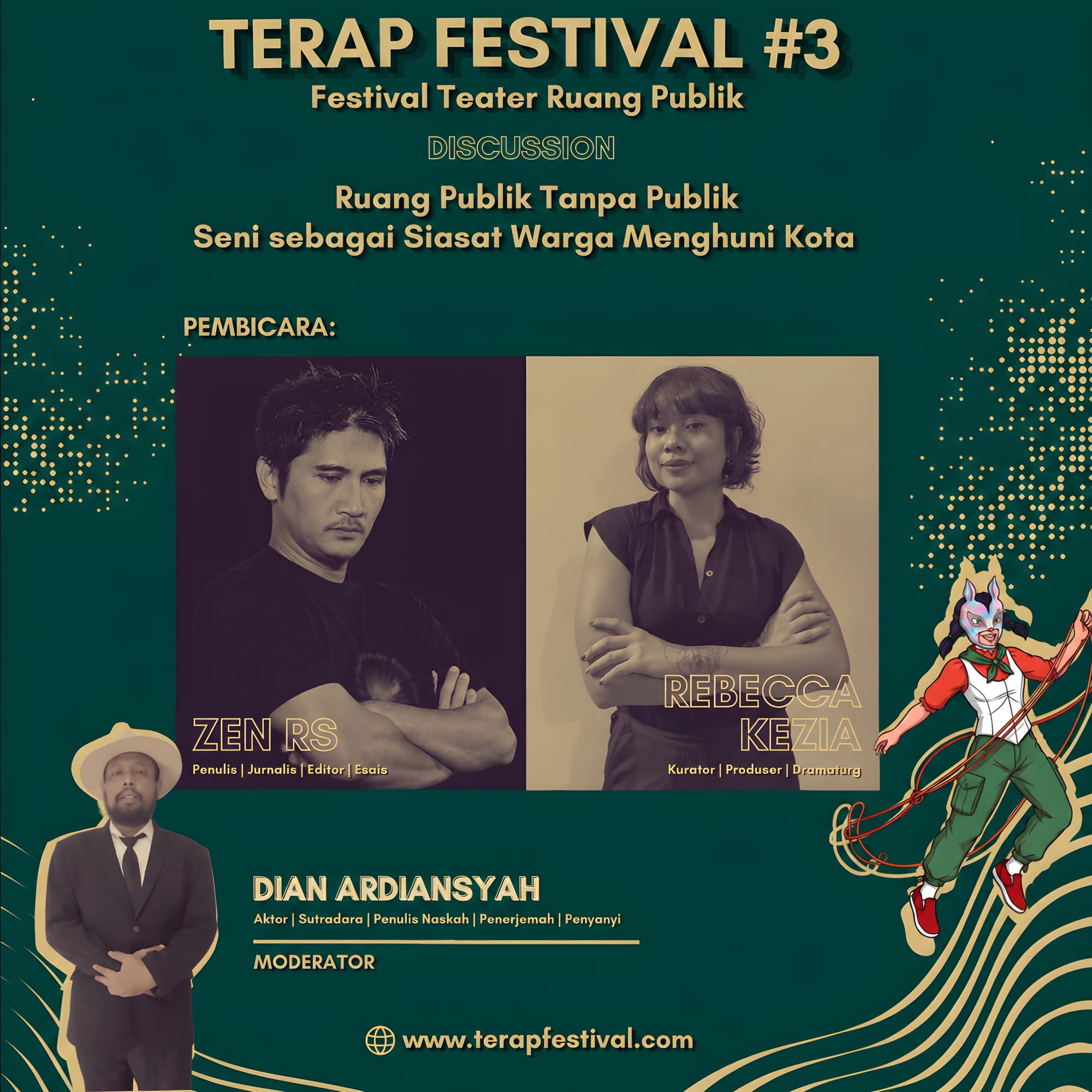 Poster Ruang Publik Tanpa Publik: Seni sebagai Siasat Warga Menghuni Kota